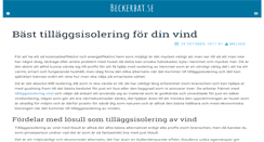 Desktop Screenshot of beckerbat.se
