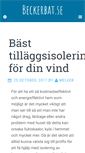 Mobile Screenshot of beckerbat.se